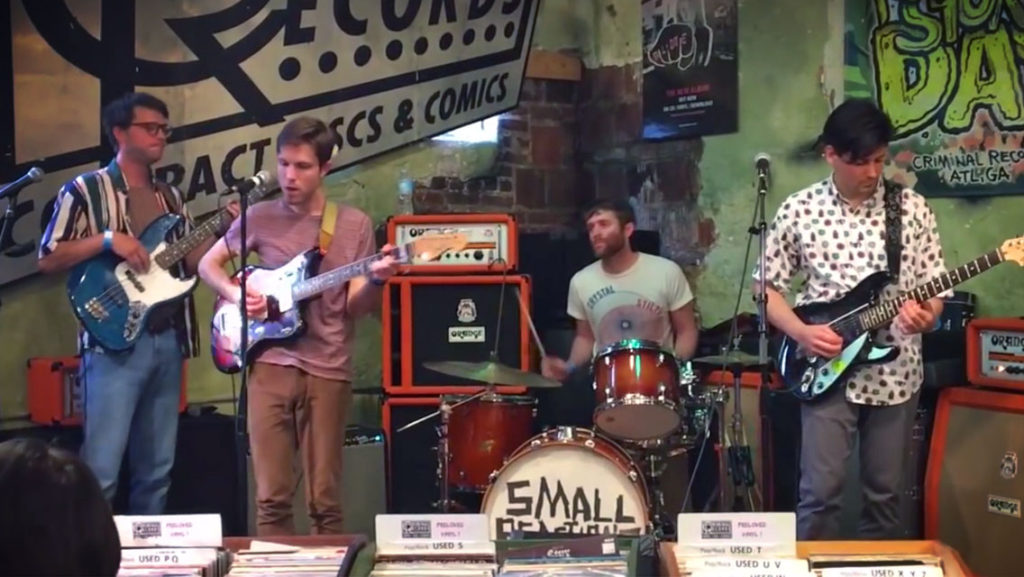 small reactions performace record store day atlanta 2017 criminal records little five points